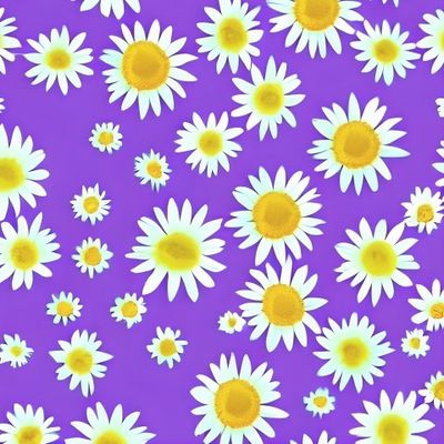 Flowers Pattern #5 Daisies