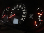 Светодиодная плата для панели Pajero Sport (белые шкалы и дисплей, красные стрелки)