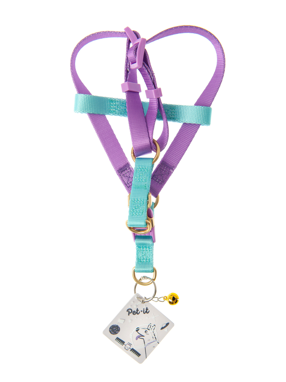 Pet-it Шлейка размер S (36х50 cм) фиолетовая