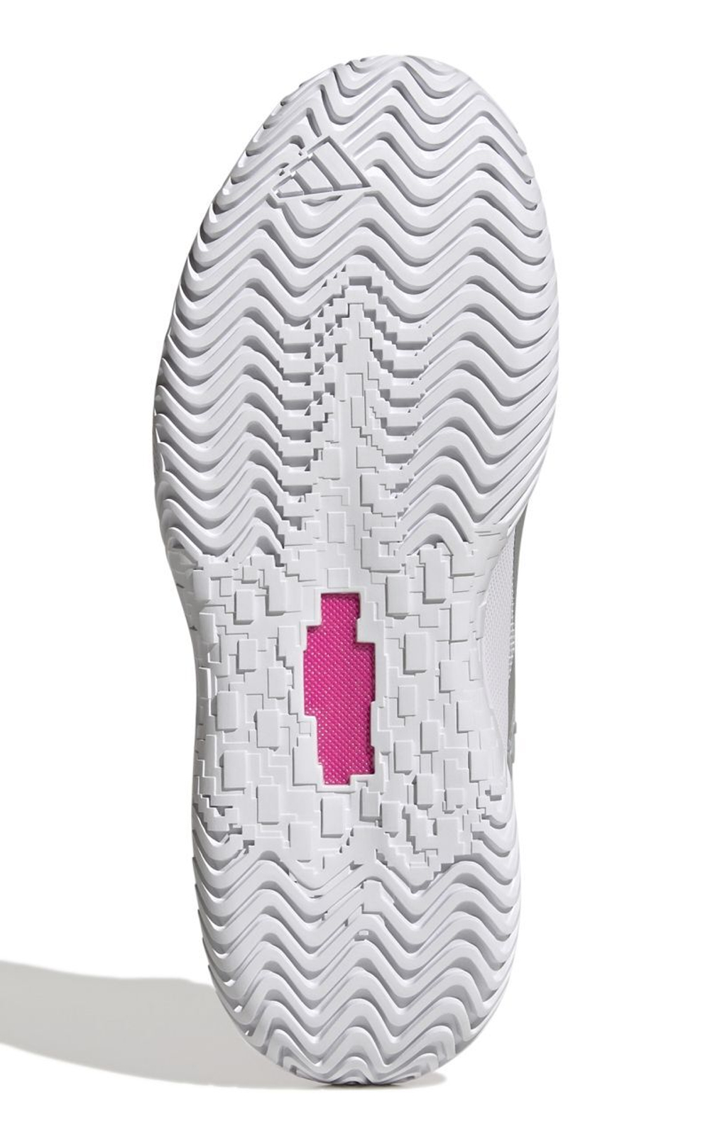 Женские Кроссовки теннисные Adidas Sole Match Control W - grey two/solar orange/team shock pink