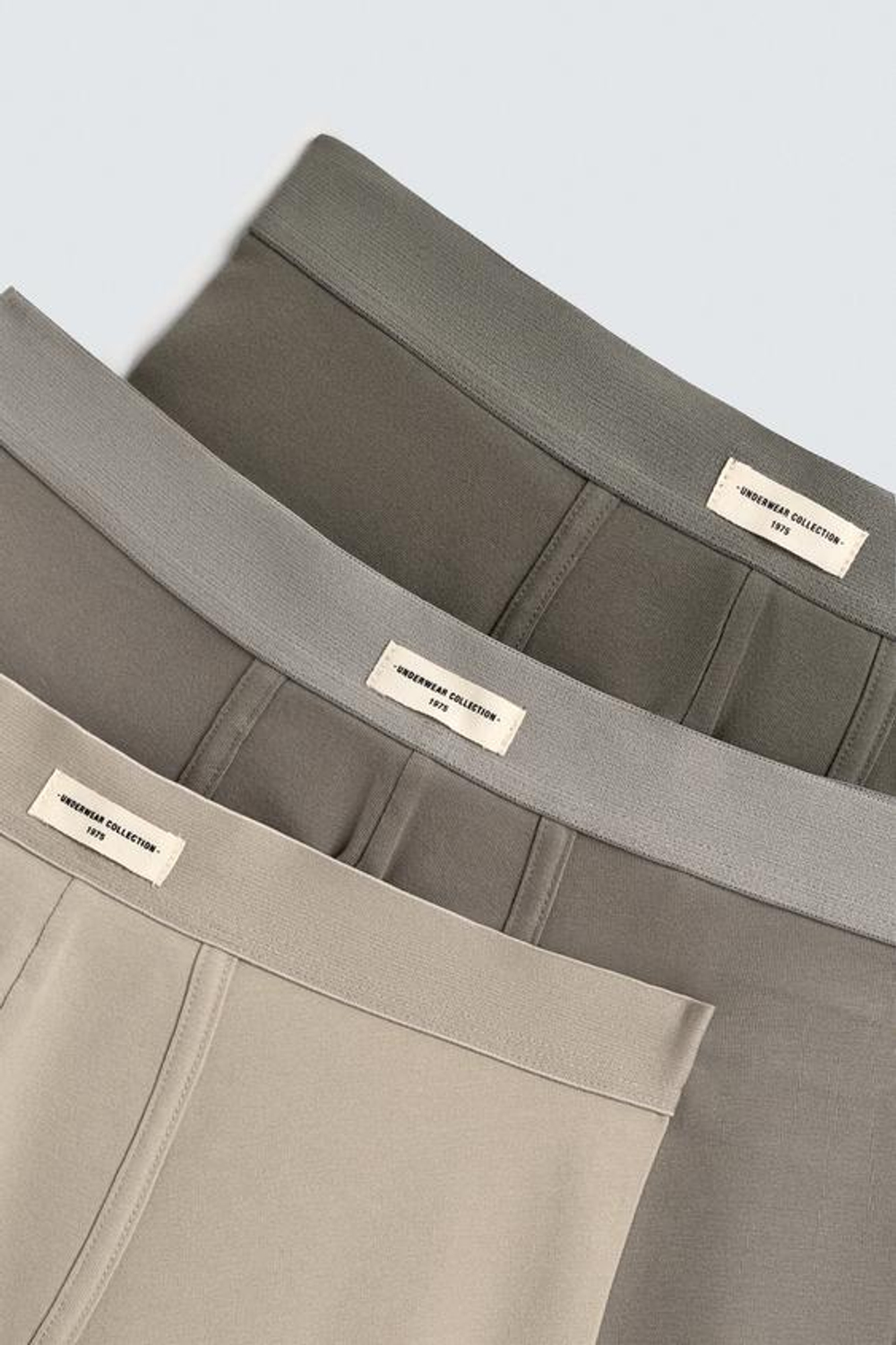 ZARA НАБОР ИЗ ТРЕХ ТРУСОВ-БОКСЕРОВ SOFT, РАЗНОЦВЕТНЫЙ