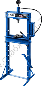 ЗУБР ПГН-20, 20 т, гидравлический пресс с гидронасосом и манометром, Профессионал (43072-20)