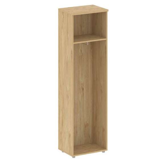 Shift Гардероб узкий (универсальный левый/правый) SK.GB-1 Тиквуд Светлый/Белый Бриллиант 560*420*197