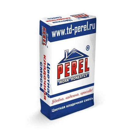 Perel NL 0110, серый, мешок 50 кг - Цветной кладочный раствор