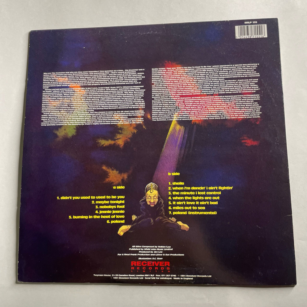 Винтажная виниловая пластинка LP The Dummies, A Day In The Life Of The Dummies (Англия 1991)