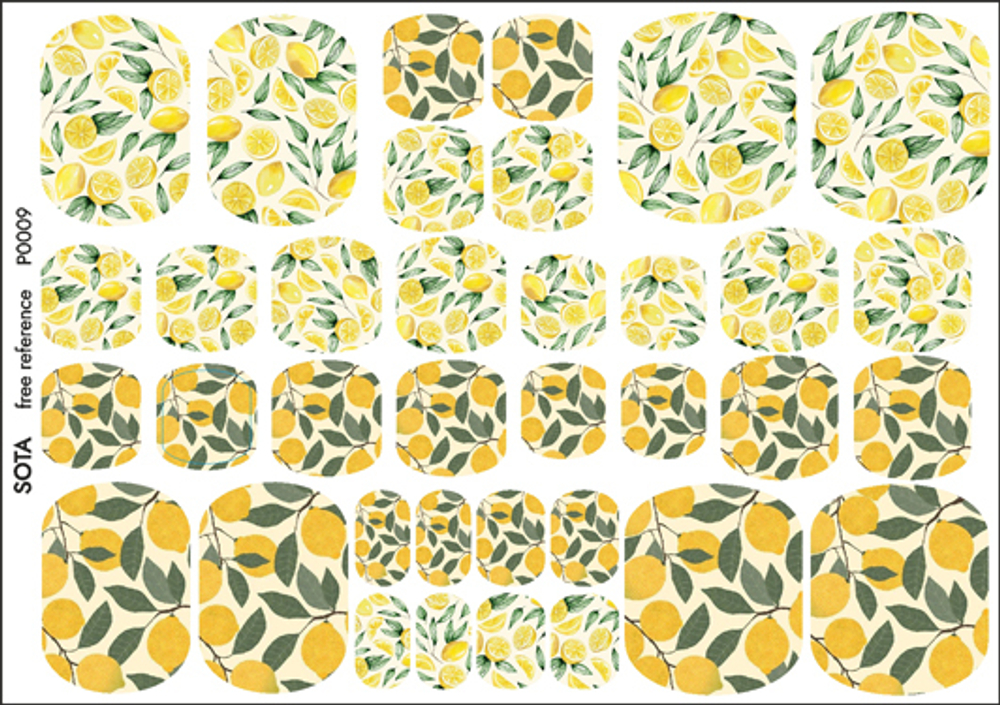 Sota Пленки для дизайна ногтей, педикюра P0009