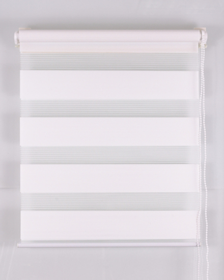 Рулонная штора день и ночь, белый