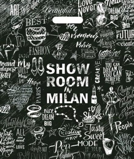 Пакеты с вырубной ручкой "Шоу-рум" 40х47+6см, 45мкм (50/500шт)