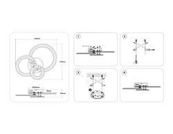 Ambrella Потолочный светодиодный светильник с пультом Original FA861
