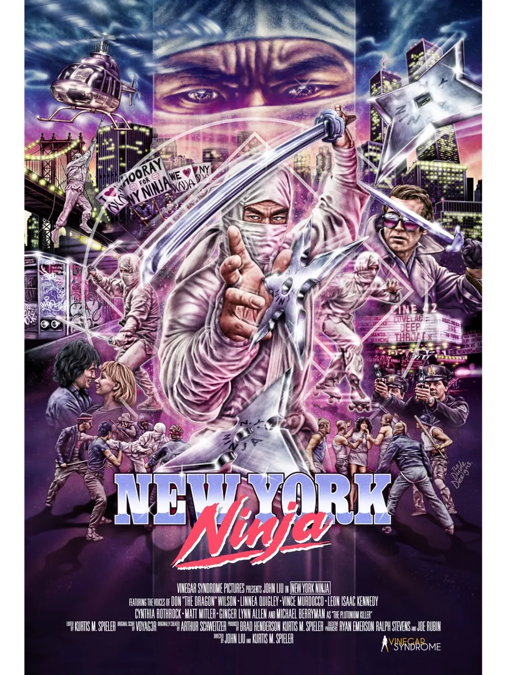 Нью-йоркский ниндзя (2021) (DVD-R)