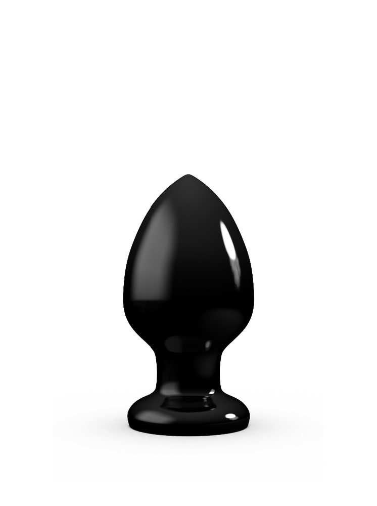 ПЛАГ-МАССАЖЕР ДЛЯ ПРОСТАТЫ BLACK MAGNUM 7 В ЛАМИНАТЕ L 85 мм, D 45 мм, цвет чёрный