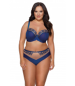 Синий бюстгальтер Monarch с шитыми чашками (Размер: 100B) (Цвет: синий)