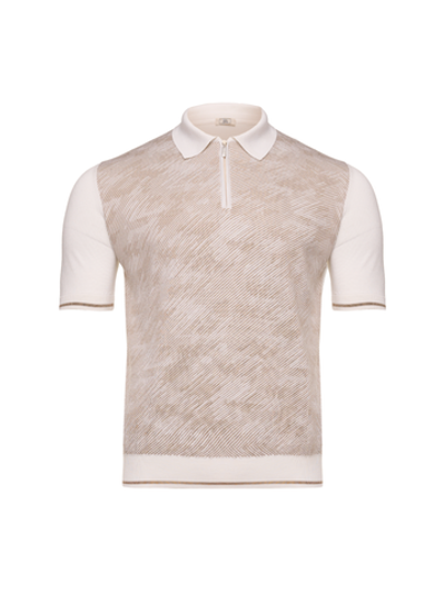 Поло с коротким рукавом на молнии Atelier Portofino