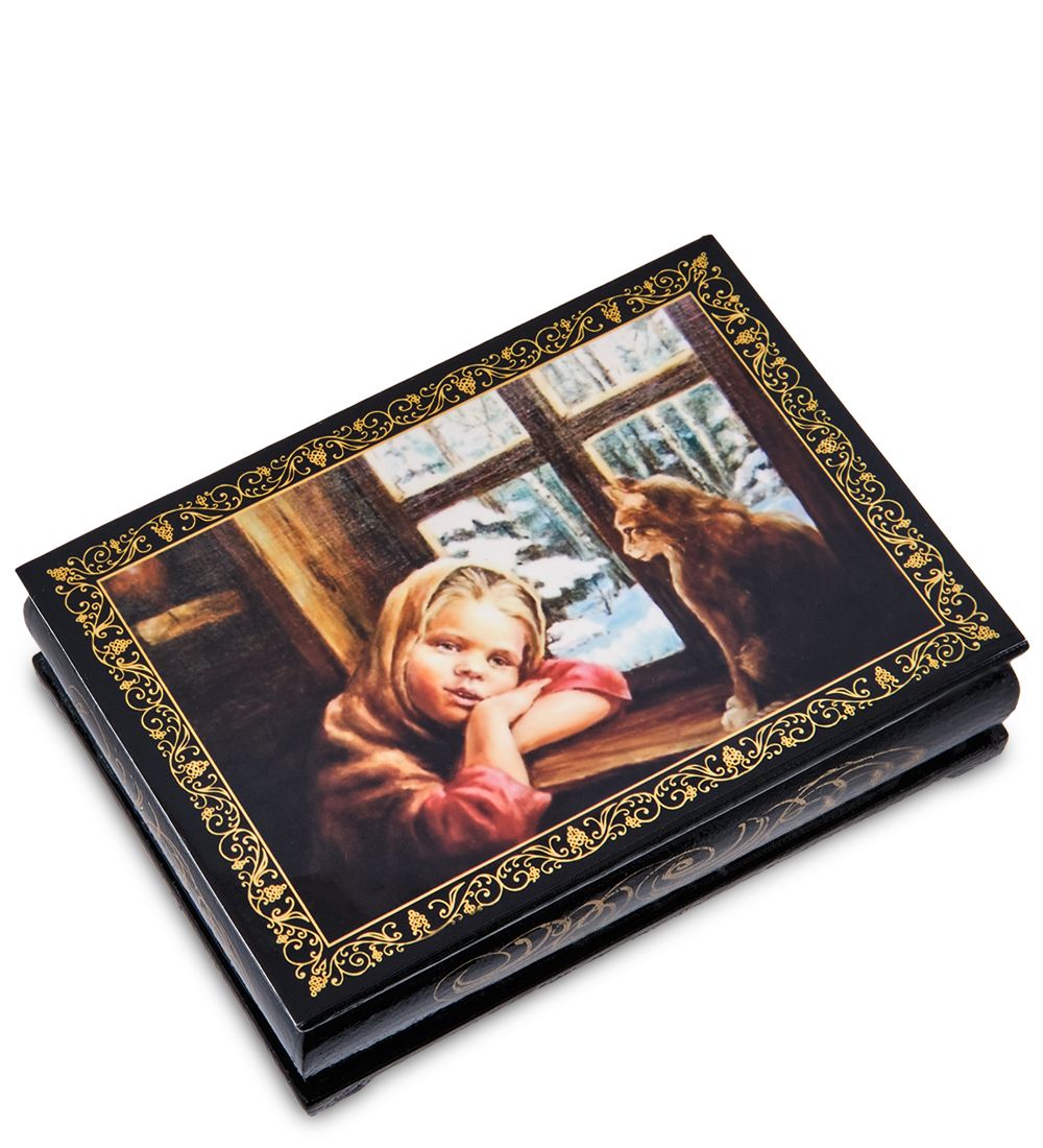 Народные промыслы ШК-11/11-I Шкатулка в технике декупаж (10х14х4)