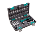 Набор инструментов, 1/4", Cr-V, S2, усиленный кейс, 47 предметов Stels 14099