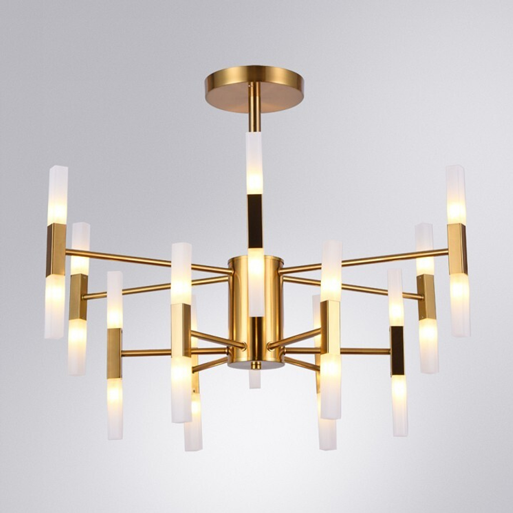Люстра на штанге Arte Lamp A7410PL-24PB
