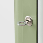 Шкаф-витрина - IKEA FABRIKOR/FABRIKÖR, 57x150 см, светло-серо-зеленый ФАБРИКОР ИКЕА