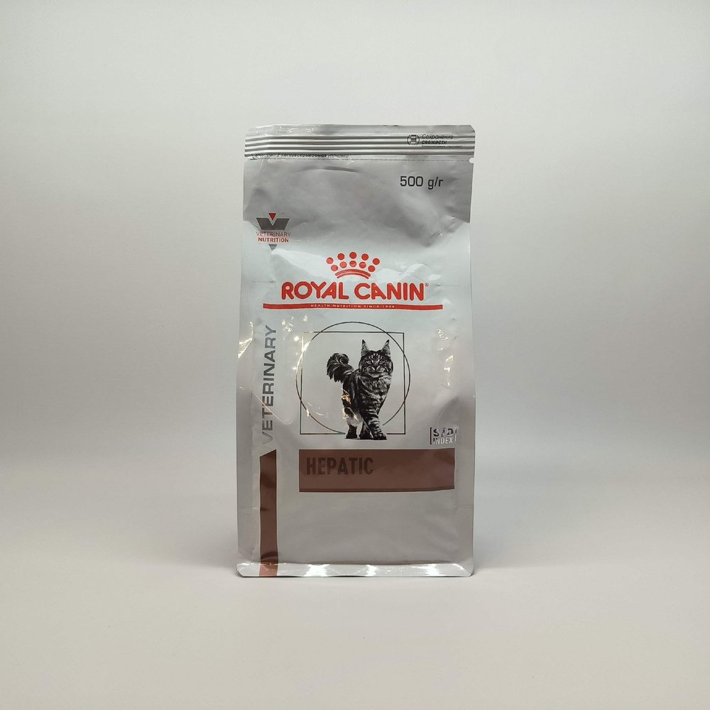 Сухой корм Royal Canin Hepatic HF26 Feline для взрослых кошек при заболеваниях печени, 500г