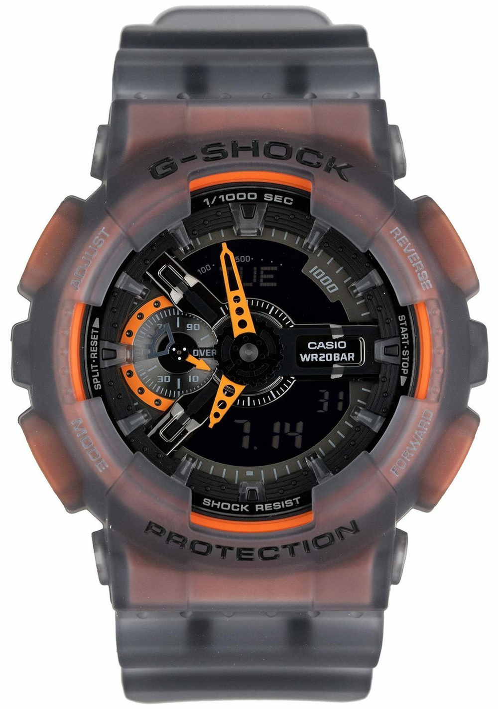 Японские наручные часы Casio G-SHOCK GA-110LS-1AER с хронографом
