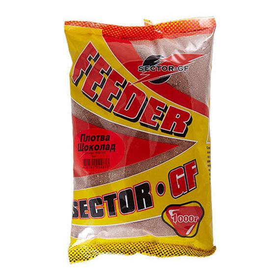 Прикормка GF Sector 1кг ФИДЕР ПЛОТВА Шоколад