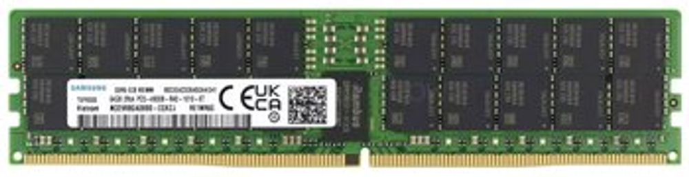 Оперативная память SAMSUNG DDR5 64GB 4800MHz RDIMM ECC 2RX4 M329R8GA0BB0-CQK