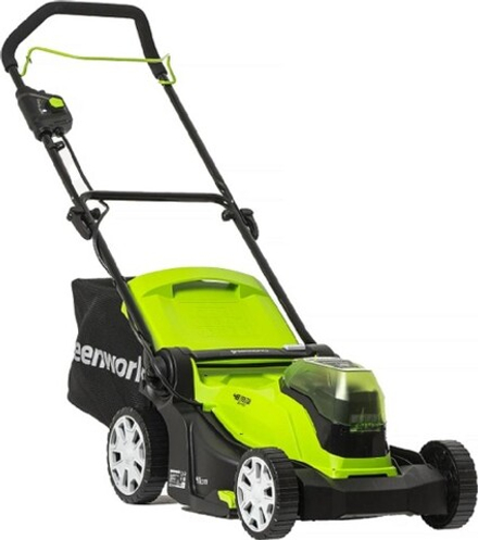 Газонокосилка аккумуляторная GREENWORKS G24X2LM41K2x 24V, 41 см  2512607UD