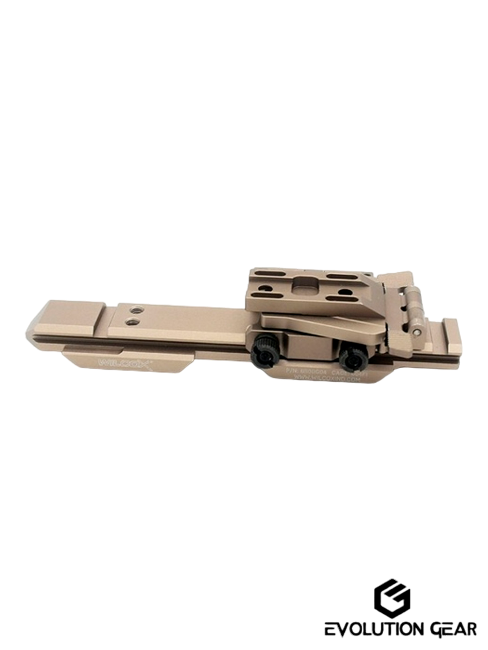 Повышающая планка с откидным креплением для магнифера Evolution Gear Side Flip Mount Sets GEN2 0.41". FDE