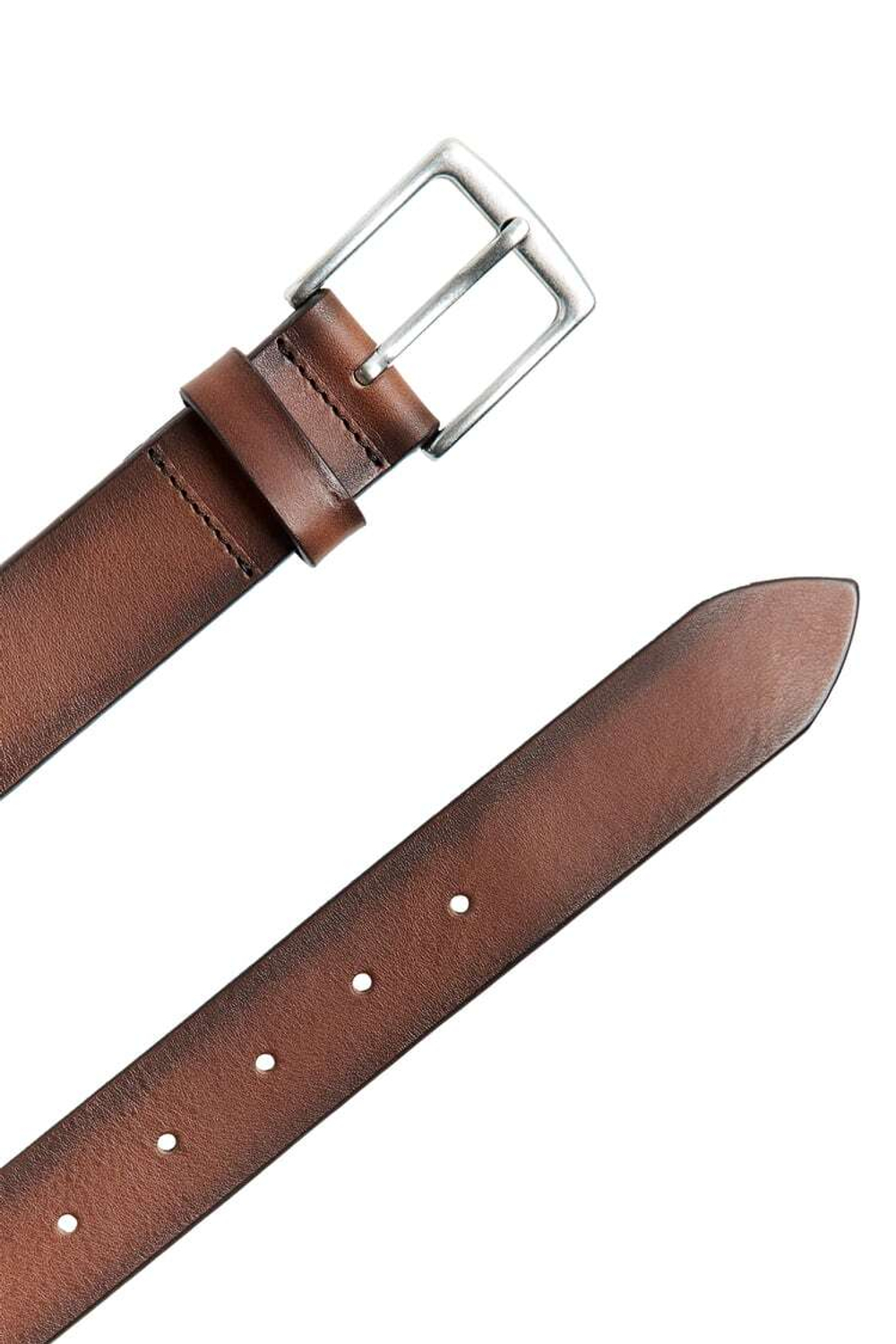 ZARA РЕЛЬЕФНЫЙ РЕМЕНЬ, ТЕМНО-КОРИЧНЕВЫЙ