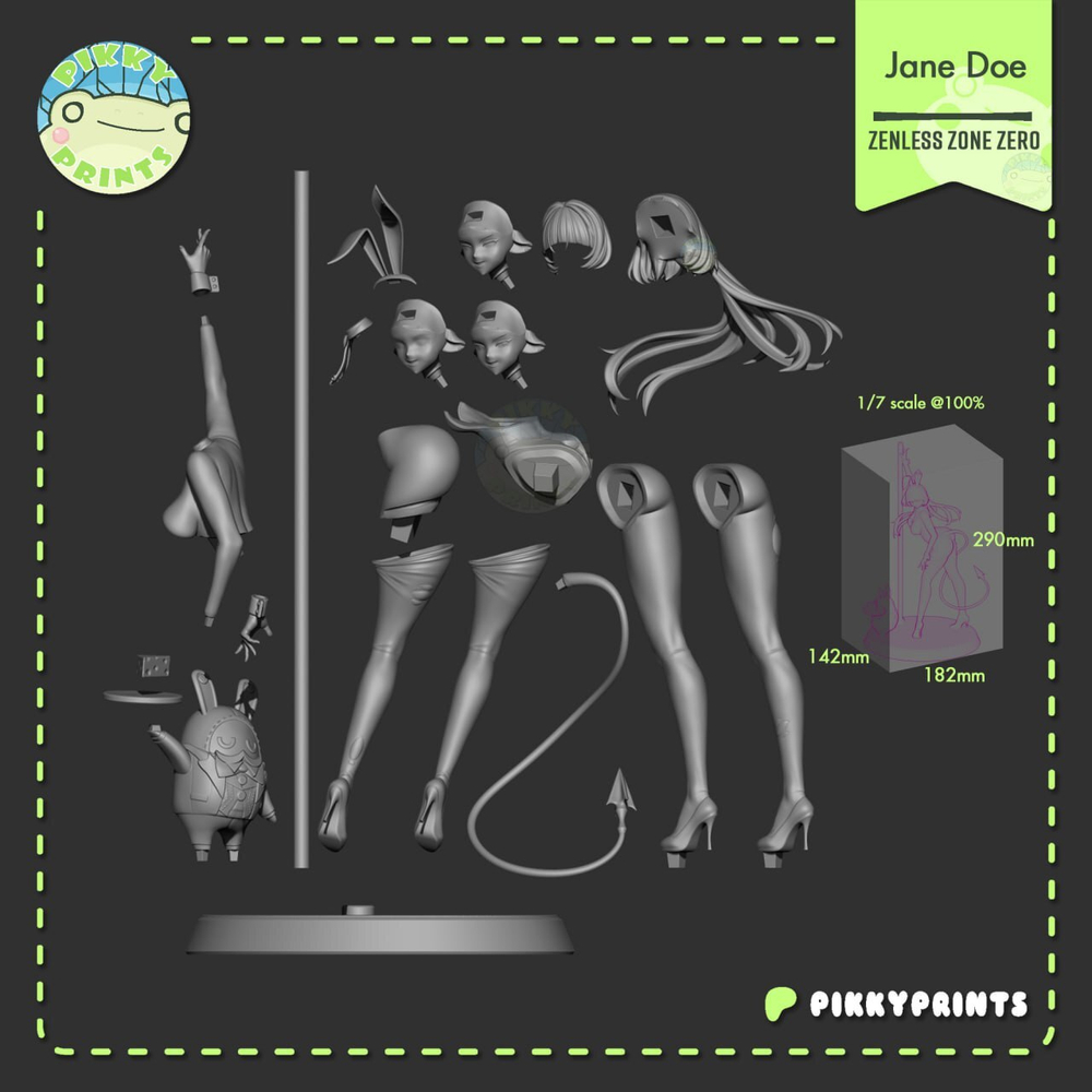 Джейн Доу Zenless Zone Zero ZZZ Фигурка