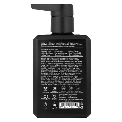 Blackwood For Men, Active Man, ежедневный кондиционер, для густоты, восстановления и защиты, гвоздика, женьшень и японская сверция, 200 мл (7 жидк. унций)