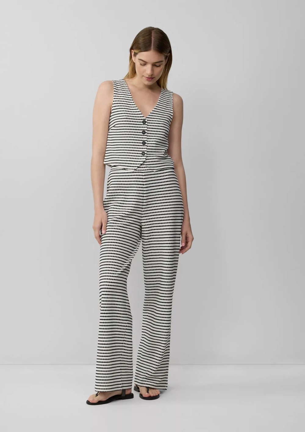 Текстурированные брюки Wide-Leg -Relaxed Fit s.Oliver