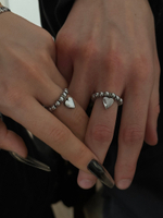 mini metal love ring