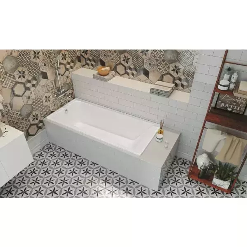 ВАННА АКРИЛОВАЯ ROCA ELBA 150X75  В комплектес каркас