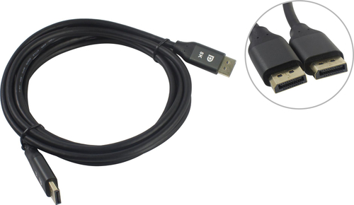 Cactus <CS-DP-DP-1.4-3> Кабель DisplayPort (M)  ->  DisplayPort  (M) 3м ver1.4