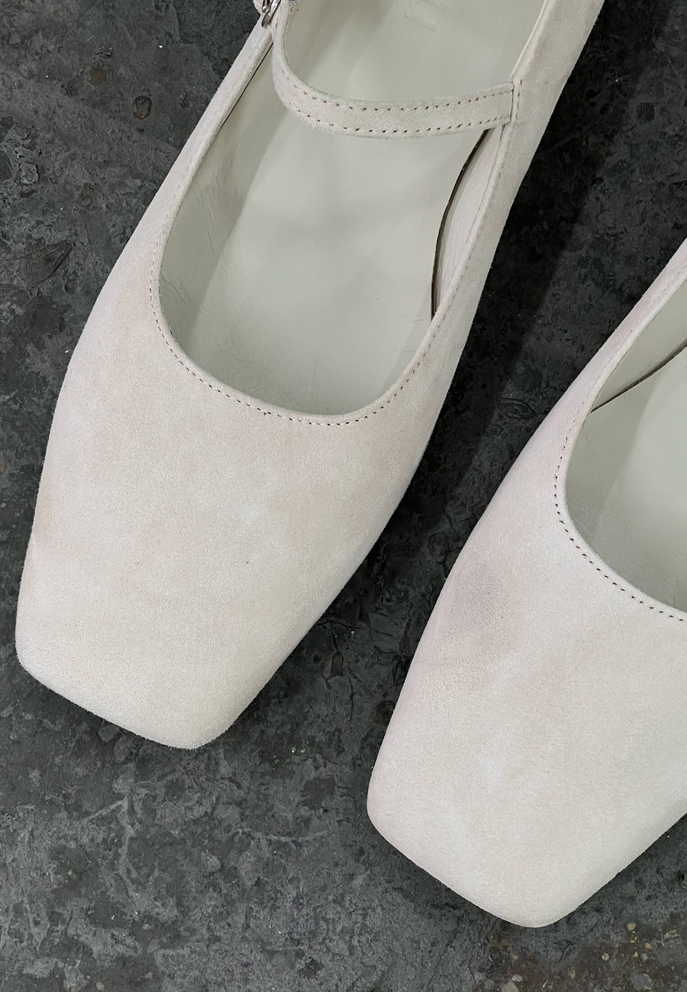 Туфли // Mary Jane // Milky // Suede