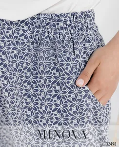 Брюки 1086-джинс Minova