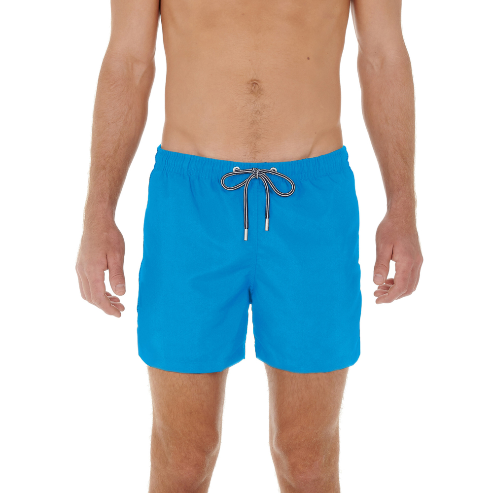 Мужские плавательные шорты бирюзовые HOM SEA LIFE Beach Boxer 402537_4000PF