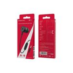 Наушники внутриканальные Borofone BM31 с микрофоном черный (1/76/304)