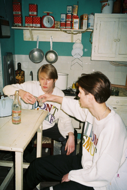 [FROM MOSCOW] Свитер DONSMOKE "Rainbow Logo" Oversized Knitted Sweater