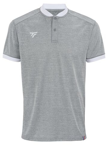 Футболка для мальчика теннисная Tecnifibre Team Mesh Polo - silver