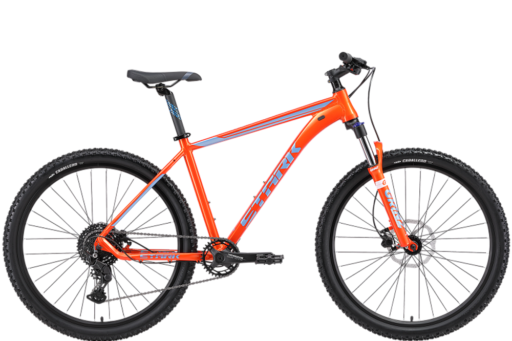 Велосипед Stark&#39;24 Router 27.4 HD оранжевый металлик/синий 20&quot;