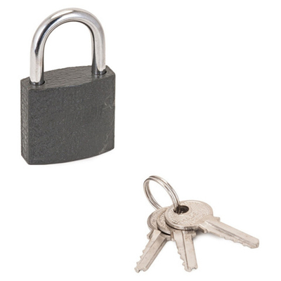 Замок навесной СТАНДАРТ HG-330 G серый