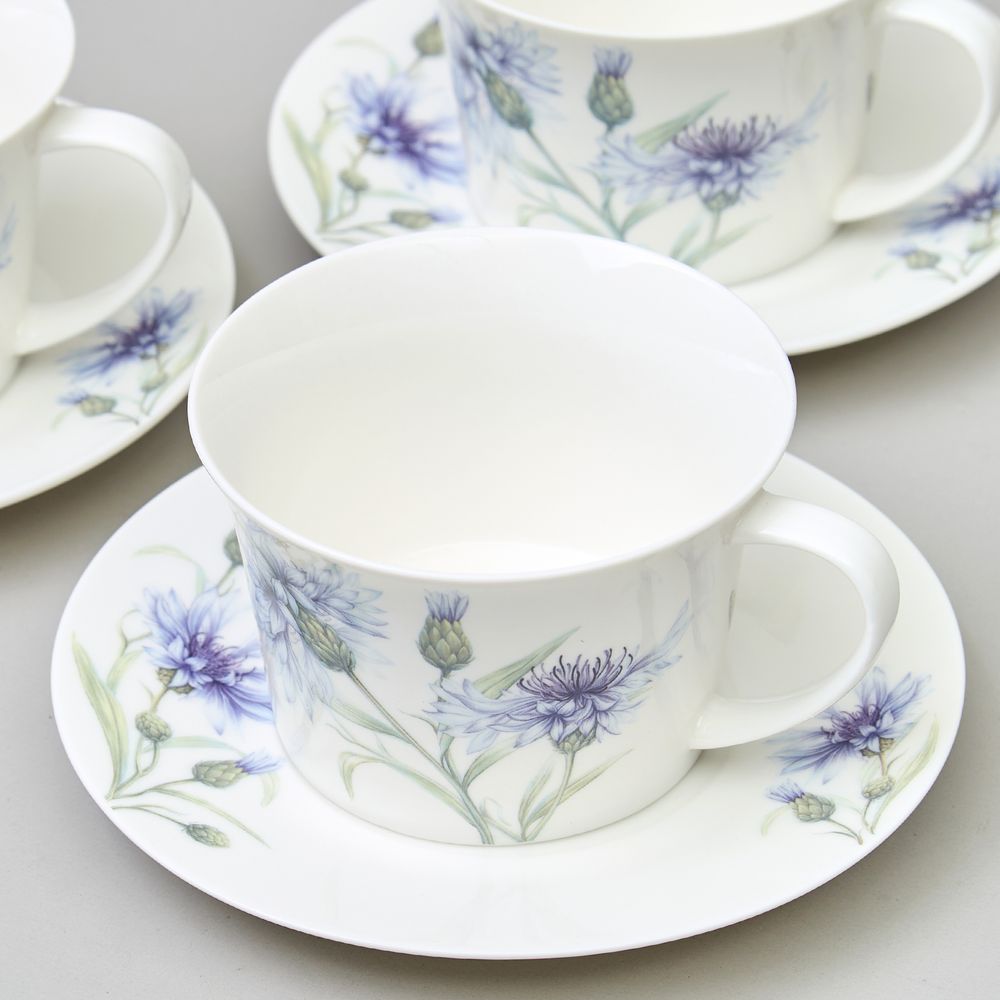 ЧАЙНЫЙ НАБОР LEFARD "ВАСИЛЬКИ" НА 6 ПЕР. 12 ПР. 250 МЛ