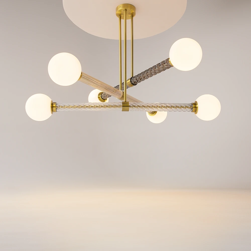 Люстра на штанге Maytoni TEATRO MOD287PL-06BS