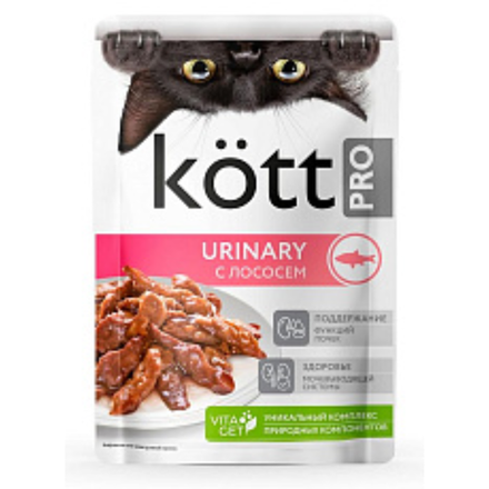 Влажный корм Kott Pro для кошек с лососем 75 р