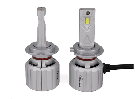 Светодиодные лампы H7 Sariti P7 с вентилятором, 12V, 70W, 5500K, CUstomizet 3570 (комплект, 2шт)