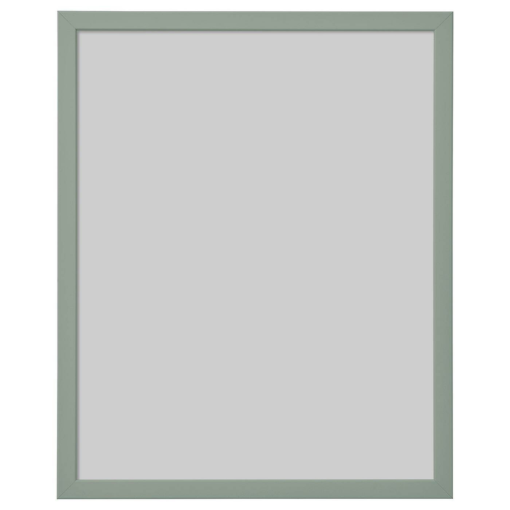 IKEA FISKBO  (ИКЕА ФИСКБО)  -  Рамка, светло-серо-зеленая, 40x50 см