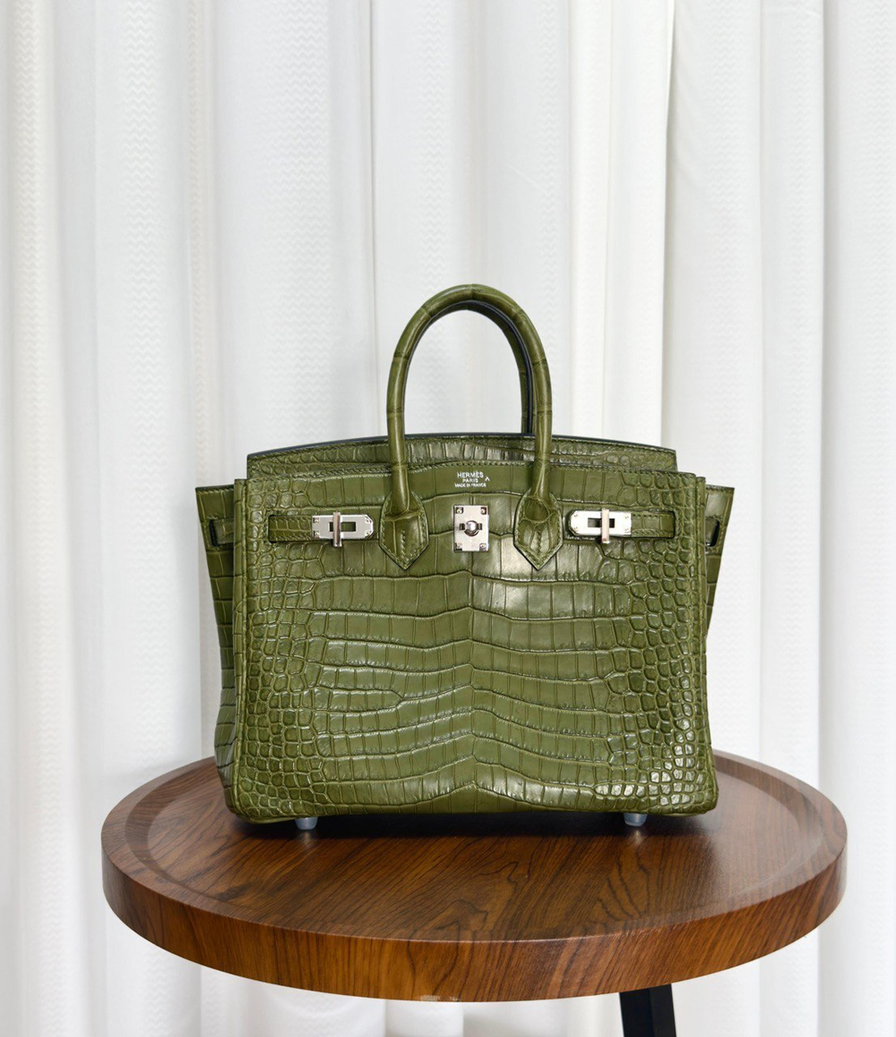 Сумка Hermes из кожи крокодила