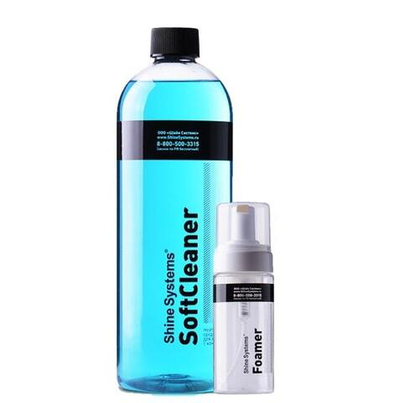 Shine Systems Набор для текстиля SoftCleaner 750 мл + Foamer