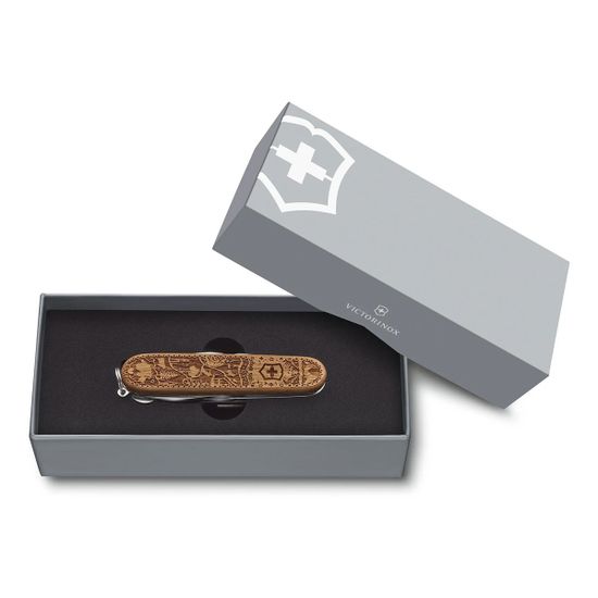 Нож Victorinox 1.3701.63L21 Climber Wood Swiss Spirit Special Edition 2021